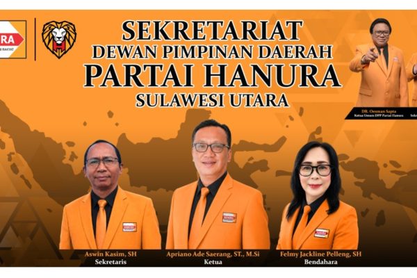 Perubahan AD/ART Resmi Disahkan, DPD HANURA Sulut Siap Implementasikan