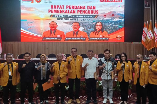 Pembekalan Pengurus, DPD HANURA Sulut Hadirkan Narasumber ‘Jago’